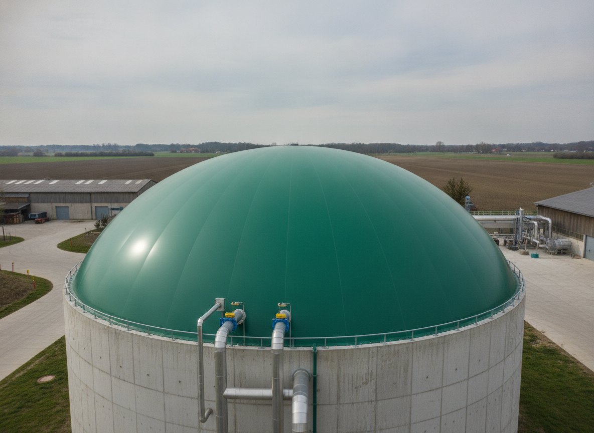 Gasspeicher einer Biogasanlage