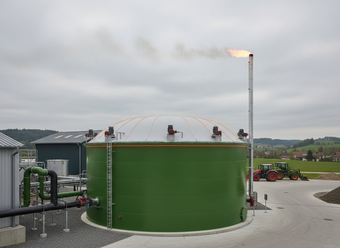 Nachgärer einer Biogasanlage
