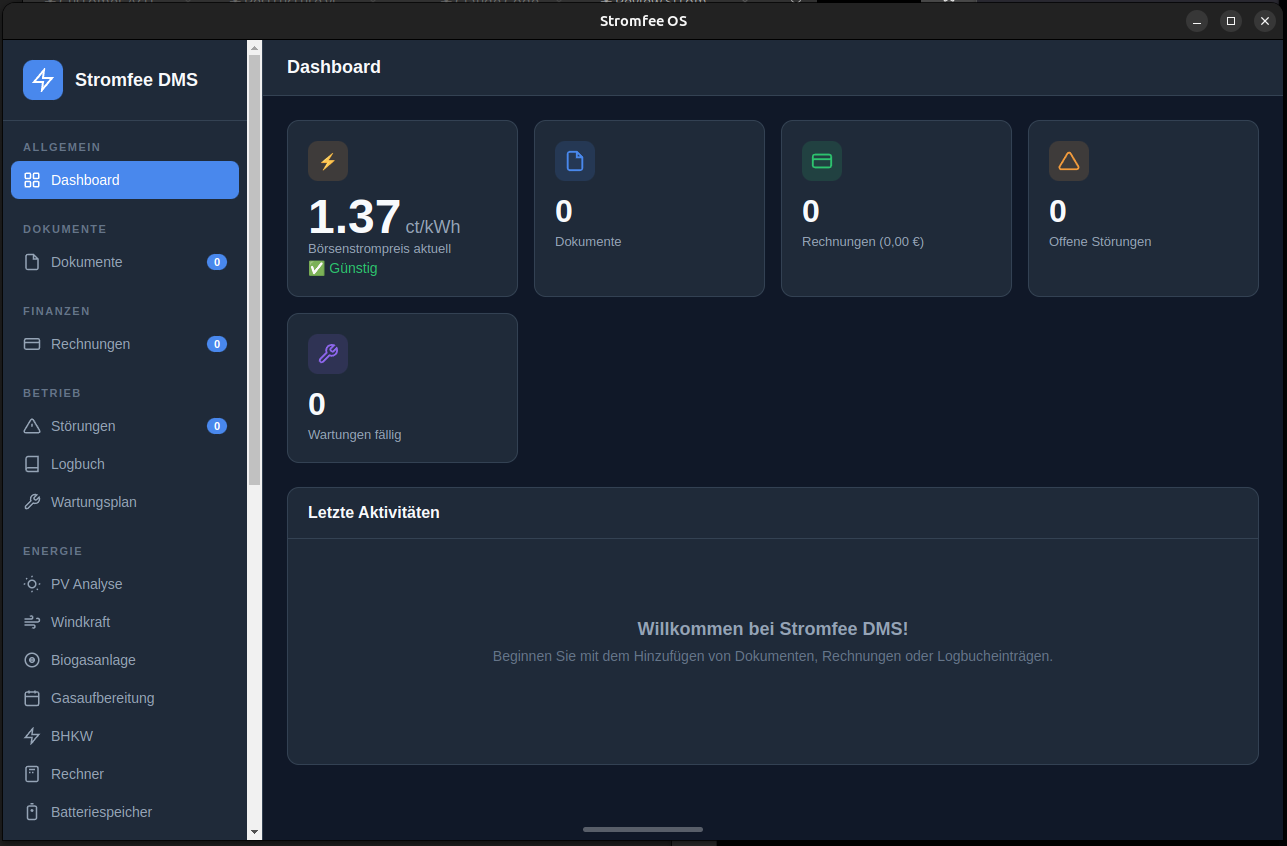 Eigenkern HUB Dashboard