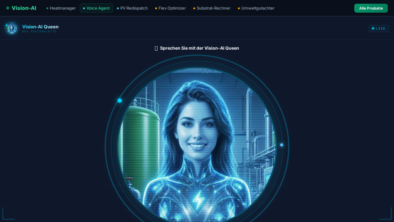Voice Agent — Dashboard-Ansicht